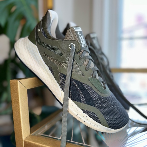 Reebox Nano CrossFit X Sneakers Dark Green, Black, White, Cream/Ivory Speckle 8 - Picture 7 of 8
